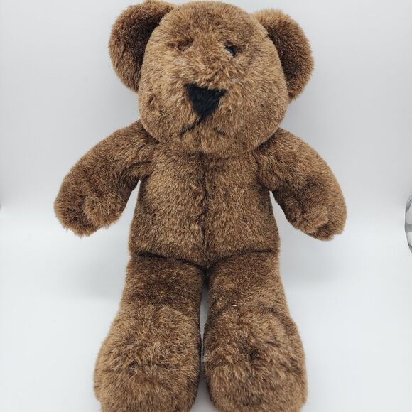 Merrilee Woods Classic Teddy Bear Plush 18" Dark Brown Stuffed By Me Animal Toy - Picture 1 of 9
